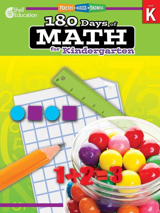 Cover image for 180 Days of Math for Kindergarten